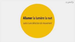 Somfy domotique Allumer la lumière suite à une détection de mouvement [upl. by Meraree259]