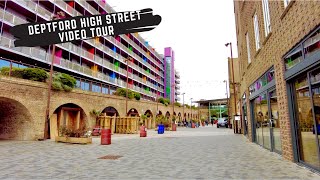 Video Walking Tour Deptford High Street Market London [upl. by Macswan250]