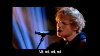 Ed Sheeran  Give me love LIVE subtitulado en español [upl. by Mallissa]