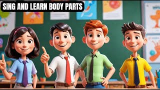 Learn Body Parts Song  Kids Hindi Rhyme about Body Parts [upl. by Eimilb649]