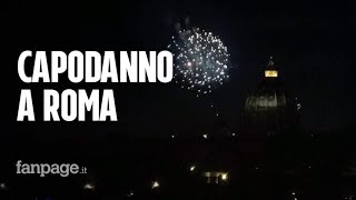 Capodanno i fuochi dartificio illuminano la Capitale [upl. by Margarette567]