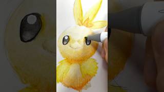 Drawing ✨ Torchic ✨ Quick sketch shorts pokemon fanart [upl. by Elwee]