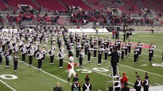 Ohio State Marching Band Postgame Concert Spider Man Konner Bar Asst Drum Major 11 05 2016 OSU vs NE [upl. by Florina]