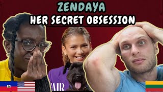 REACTION TO Zendayas Secret Obsession with Her Dog Noon  Vanity Fair  FIRST TIME WATCHING [upl. by Fallon204]