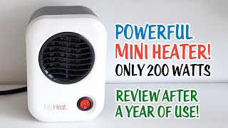 Lasko My Heat 200w Mini Heater Review BEST Small Greenhouse Heater [upl. by Minna]