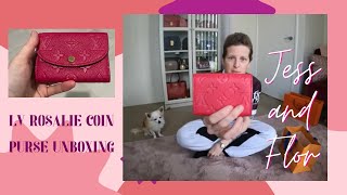 Louis Vuitton Rosalie Coin Purse unboxing and review [upl. by Etnwahs783]