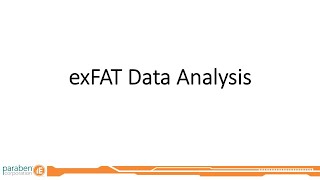 exFAT Data Processing in E3 [upl. by Ilecara]