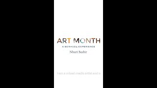 Art Month with Bermudian Artist Nhuri Bashir  Go To Bermuda [upl. by Errick]