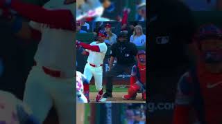 LEADOFF BOMB as the Phillies strike first in the NLDS mlb shorts [upl. by Adniles]