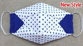 DIY 3D Face Mask  Simple 3D Mask  Very Easy Diy Breathable Face Mask  Face Mask Sewing Tutorial [upl. by Corson]