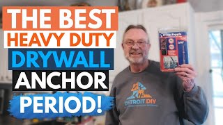 The Best Heavy Duty Wall Anchor HOW TO INSTALL A DRYWALL ANCHOR [upl. by Eahcim662]