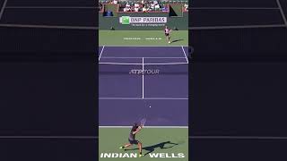 Taylor Fritz Pulls Out All The Stops  Indian Wells Highlights [upl. by Cristal]