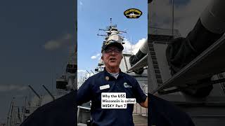 Why the USS Wisconsin is called WISKY Part 7 ww2 shorts history navy battleship [upl. by Vadnee]