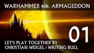 Lets Play Warhammer 40k Armageddon 01 deutsch [upl. by Eetnod541]