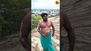 Palani Murugana Paathe Aaganum🤣🤣  Twist irukku  Kattan Chaya  shorts comedy yt trending [upl. by Cirdes]