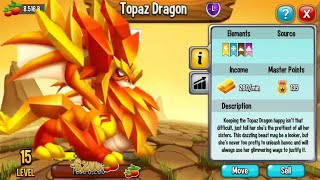 TOPAZ DRAGON REVIEW Dragon city [upl. by Ynaffi996]