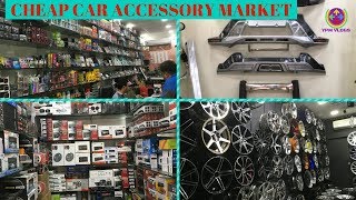 BRANDED CAR ACCESSORIES IN LOWEST PRICE  KAROL BAGH  SOUND SYSTEMS  SEAT COVERS  ALLOYS [upl. by Haraj]