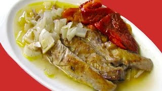 FILETES DE CABALLA AL HORNO  RECETA FACIL [upl. by Teddi]