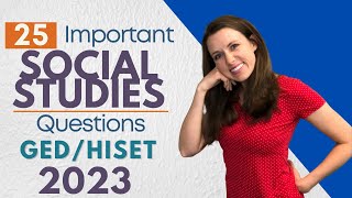 GED  HiSET Social Studies 2023  Pass the Test [upl. by Otrebcire]