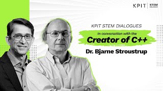 Bjarne Stroustrup From Student to C Creator  KPIT STEM Dialogues [upl. by Regnij231]