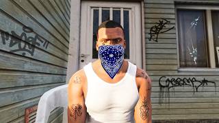 I spent 100 days in the HOOD IN REALISTIC GTA 5 [upl. by Marguerita789]