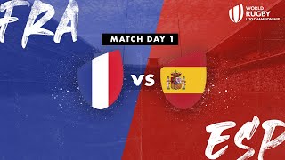 LIVE Rugby  France vs Spain  2024 World Rugby Under 20 Championship [upl. by Sotnas]