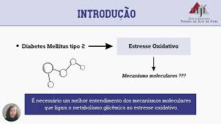 UFJFSEMIC 2024  Estresse oxidativo na instalação da resistência à insulina em células [upl. by Aihsenrad]