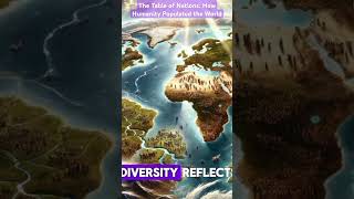 The Table of Nations How Humanity Populated the World Explore the rich diversity of nations [upl. by Leind]