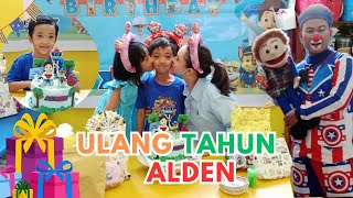 ULANG TAHUN ALDEN BERSAMA MARKO vanjaaldenfamily ulangtahunbadut badut [upl. by Irving]