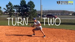 How To Turn 2 from shortstop Footwork amp Throwing Mechanics [upl. by Nussbaum591]