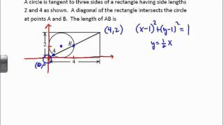 Circle Inscribed in a Rectangle [upl. by Notneb]