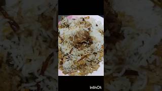 Recipe Hyderbadi chicken biryani biryanirecipe foodie hyderabadibiryani shorts [upl. by Neils]