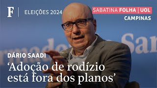 Rodízio não está nos nossos planos diz prefeito sobre trânsito de Campinas [upl. by Aimil291]