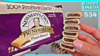 Newmans Own Fig Newmans Review  Foodz Unbox 534 [upl. by Trutko]