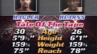 Marvelous Marvin Hagler vs Thomas Hearns [upl. by Eicram195]