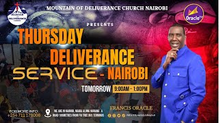 DELIVERANCE BY SACRIFICE  THURSDAY DELIVERANCE SERVICE  DR ORACLE  MOD NAIROBI [upl. by Inalak]