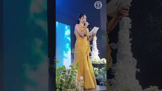 Alodias Gaming Healer Support is her MaidofHonor  Ashley Gosiengfiaos Speech for Alodia Wedding [upl. by Etnoel]