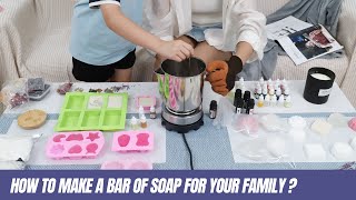 Easy melt and pour soap make for beginners  FAST MELT soap melting machine  toauto tool [upl. by Favianus616]