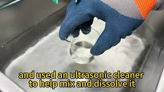 Real Result of Polypropylene glycol dissolve MK677 Powder [upl. by Nirol]