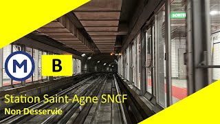 Tisséo  Station SaintAgne SNCF Non Desservie [upl. by Seuguh]