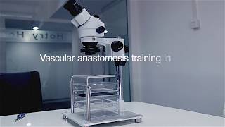 microsurgery trainer （microvascular anastomotic trainer，Neurosurgery training） [upl. by Ahtnamys]