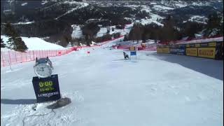 Hubertus von Hohenlohe MEX 62 years old  Cortina d’Ampezzo 2021  Giant Slalom 1st round [upl. by Dahsra96]