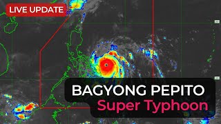 🔴 LIVE Bagyong Pepito Philippine Weather Update bagyo PepitoPH Supertyphoon Manyi [upl. by Honey]