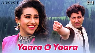 Yaara O Yaara  Jeet  Sunny Deol Karisma Kapoor  Alka Yagnik amp Vinod Rathod  90s Love Hits [upl. by Omarr]