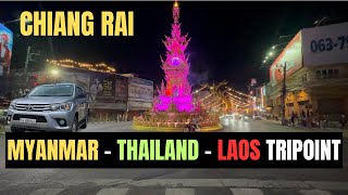 Chiang Rai Myanmar  Thailand  Laos Tripoint पुगियो  Nepal to Thailand Epic Road Trip EP 39 [upl. by Anilek]