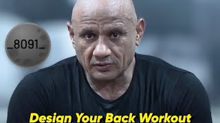 Design your own workout to develop your back muscles backworkout rowing pulldowns upperback [upl. by Katt]