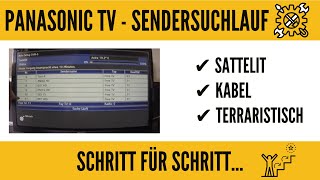 Panasonic Smart TV Sendersuchlauf GANZ EINFACH [upl. by Airdnaxila]