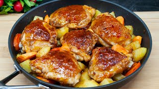 ¡Nunca he comido muslos de pollo así ¡Una receta fácil y deliciosa de muslo de pollo 202 [upl. by Ehgit962]