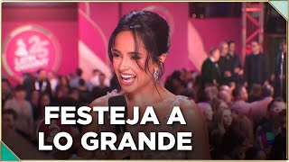 Becky G en Latin GRAMMY 2024 celebra el éxito de su canción con Ángela Aguilar y Leonardo Aguilar [upl. by Suilienroc965]