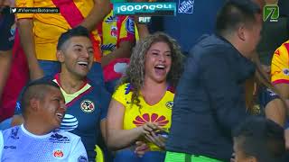 Gol de N Castillo  Morelia 2  1 América  LIGA Bancomer MX  Clausura 2019  Jornada 9 [upl. by Egidio]